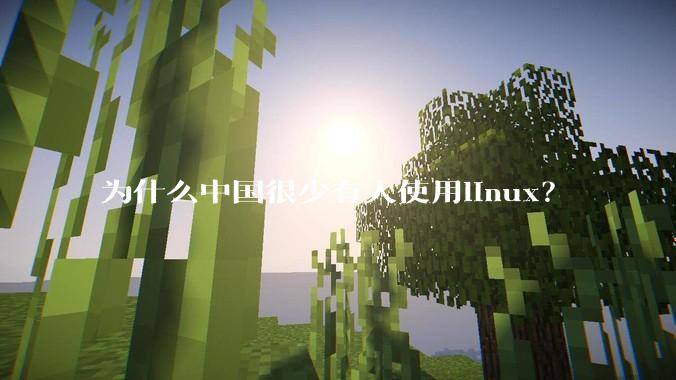 为什么中国很少有人使用linux?