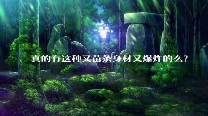 真的有这种又苗条身材又爆炸的么?