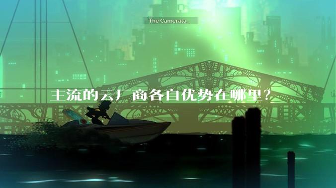 主流的云厂商各自优势在哪里?