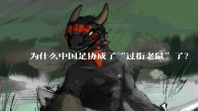 为什么中国足协成了“过街老鼠”了?