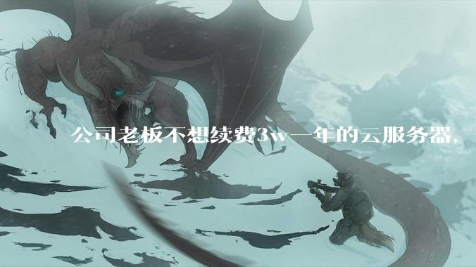 公司老板不想续费3w一年的云服务器,合理吗?
