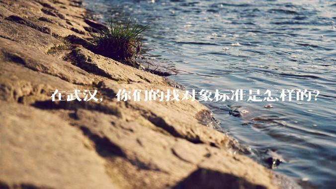 在武汉,你们的找对象标准是怎样的?