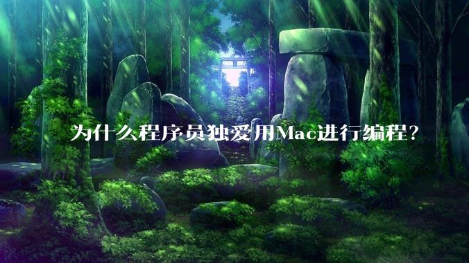为什么程序员独爱用Mac进行编程?